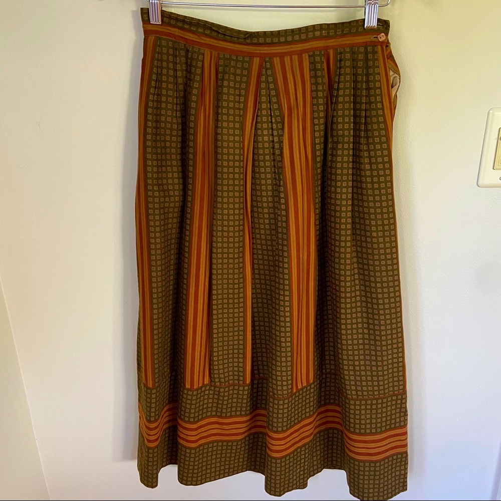 Vintage Asher Pleated Skirt